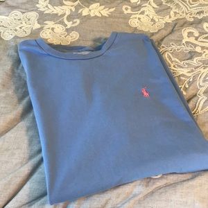 Blue men’s polo t shirt